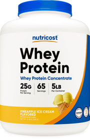 Nutricost Whey Protein Concentrate (Unflavored) 2LBS - Gluten Free & Non-GMO