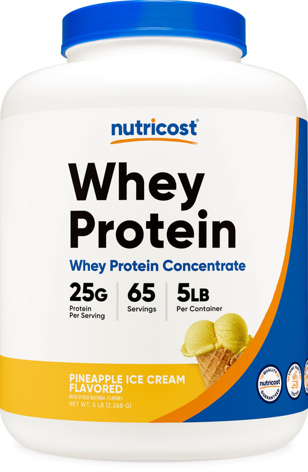 Nutricost Whey Protein Concentrate (Unflavored) 2LBS - Gluten Free & Non-GMO