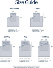 REST® Evercool®+ Cooling Sheet Set, King Size, Light Gray, Breathable Bed Sheets for Hot Sleeper and Night Sweats, with Pillowcases, with Ionic+ Self-Cleaning Silver Yarn for Sensitive Skin, 4PCS