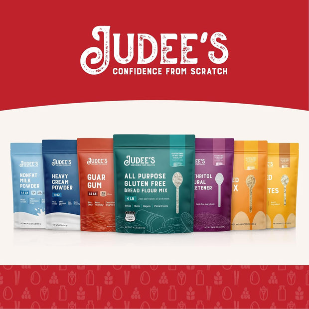 Judee’s 11.25oz Parmesan Cheese Powder - Non-GMO, Keto-Friendly, rBST; Hormone, Gluten & Nut Free – Real Parmesan, USA-Made for Dips, Soups & Seasonings