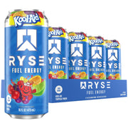 RYSE Fuel Energy Drink - Variety Pack - Sugar Free, Gluten Free & Vegan - 200mg Natural Caffeine, Taurine & Choline for Focus & Energy - No Artificial Colors - 16 fl oz Cans (12-Pack)
