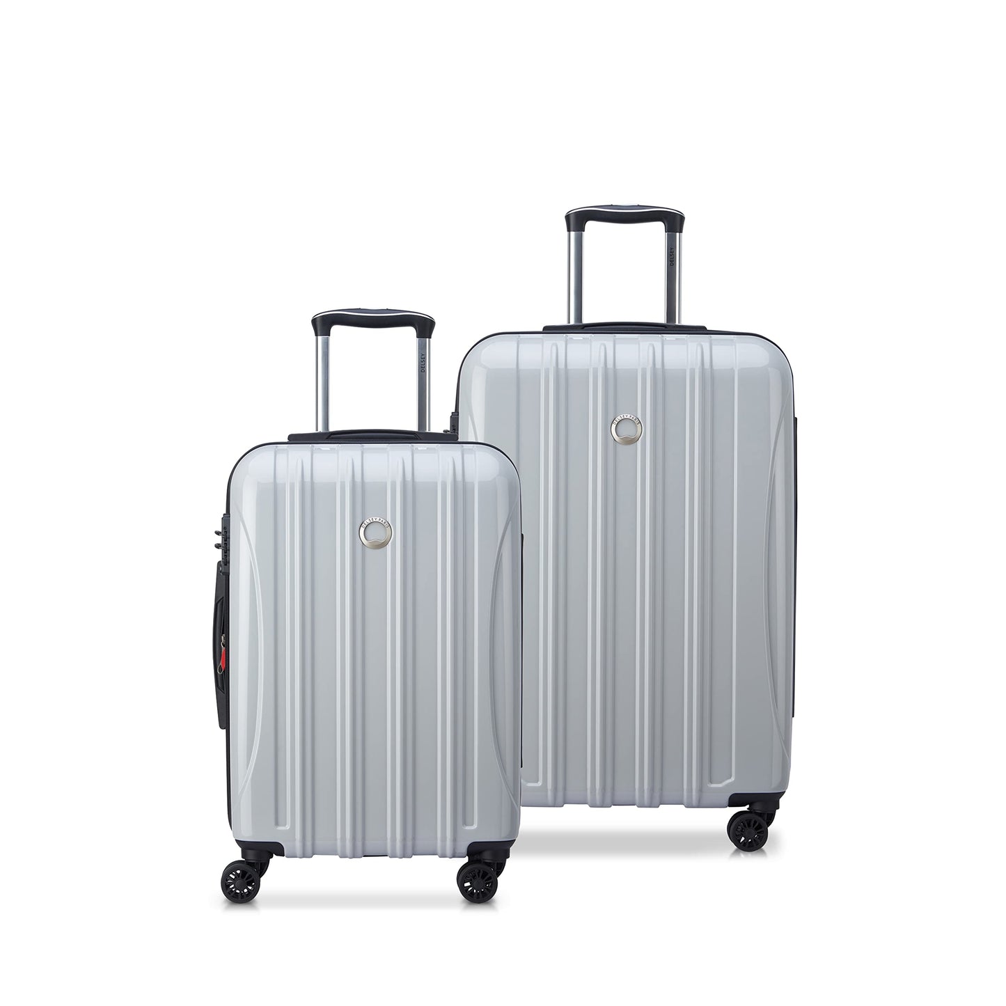 DELSEY PARIS Helium Aero Hardside Expandable Luggage with Spinner Wheels, Blue Cobalt, 3-Piece Set (21/24/28)