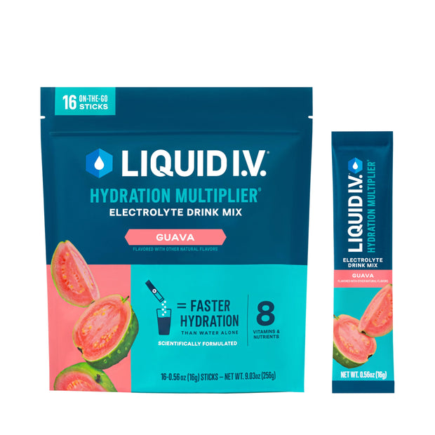 Liquid I.V.® Hydration Multiplier - Lemon Lime | Electrolyte Powder Drink Mix | 1 Pack (16 Servings)