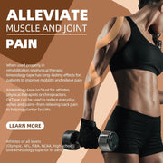 OK TAPE Kinesiology Tape Bulk 103Feet, Pro Adhesive, Water-Resistant k Tape, Elastic Athletic Tape, Latex Free, Uncut, Black