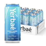 Yerbaé Energy Seltzer - Variety Performance Pack. No Sugar/Calories/Carbs. Energized by Yerba Mate Naturally Caffeinated Plant-Based, Healthy Alternative to Coffee/Sugary Sodas, Pack of 12, 12oz cans