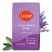Lume Triple Milled Bar Soap - Rich Moisture & Gentle Cleansing - Paraben Free, Phthalate Free, Skin Safe - 5 ounce (Clean Tangerine)