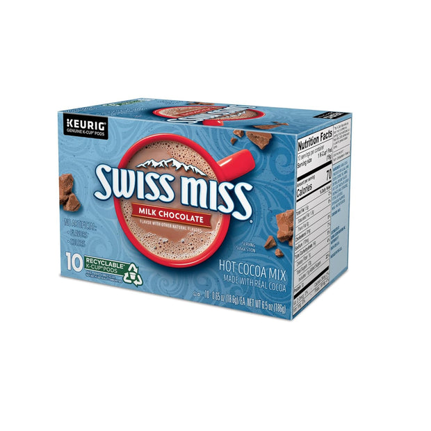 Swiss Miss Milk Chocolate Hot Cocoa, Single-Serve Keurig K-Cup Pods, Hot Chocolate, 44 Count