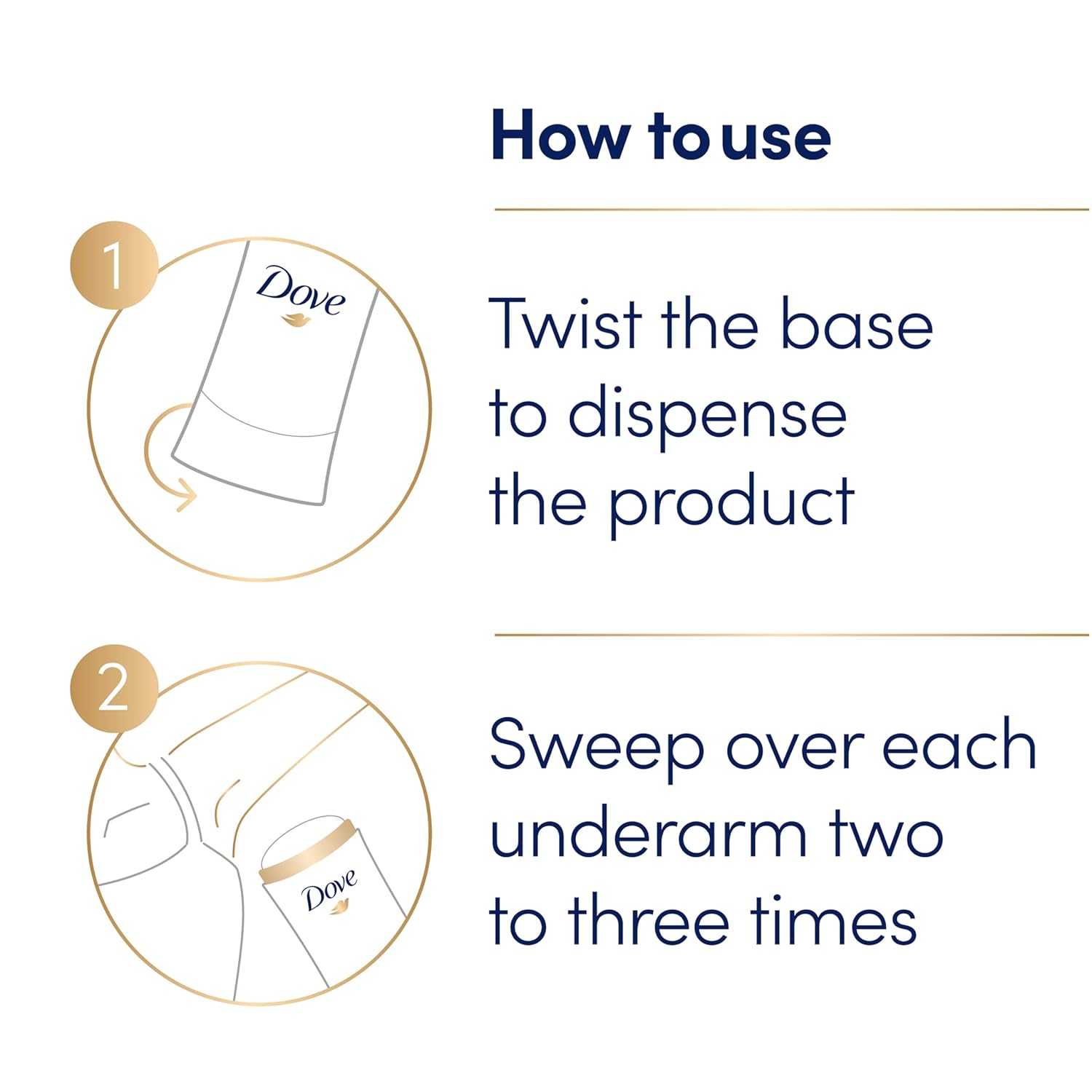 Dove Ultimate Antiperspirant Deodorant Stick Jasmine & Vanilla 2.6 oz