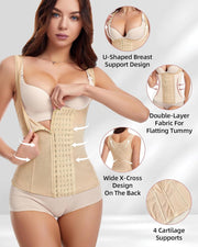 Waist Cincher Shapewear for Women Compression Waist Trainer Belly Band Spandex Shapewear for Women