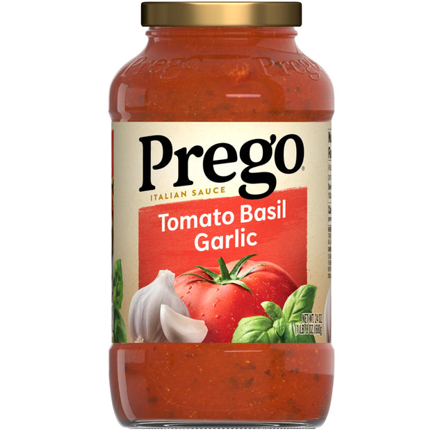 Prego Pasta Sauce, Italian Tomato Sauce with Roasted Garlic & Herbs, 24 Ounce Jar