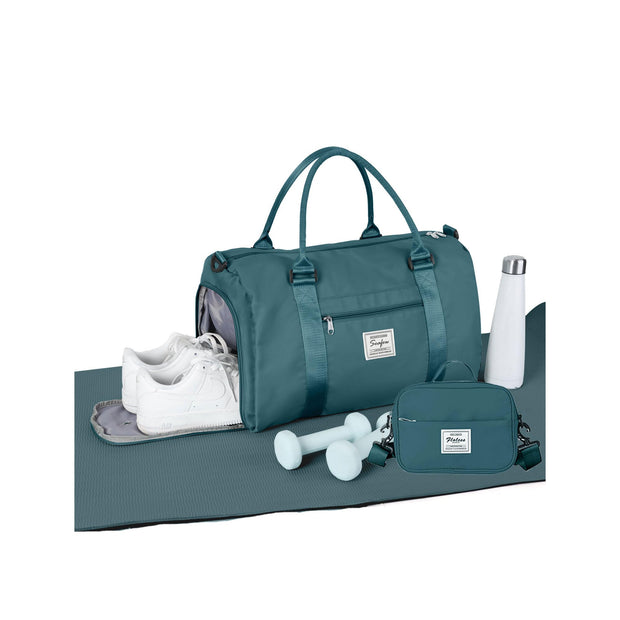 Weekender Duffel Bags for Women Men, Travel Totes Bag for Airplane, Cute Sports Gym Dance Overnight Luggage Bag with Wet Pocket Shoe Compartment, Carry On Hospital Bag for Labor and Delivery