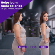 RIYA Waist Trimmer Sweat Waist Trainer for Women and Men Waist Sweat Belt Band Belly Stomach Wrap