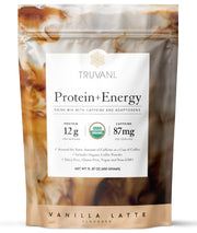 Truvani Vegan Pea Protein Powder | Vanilla | 20g Organic Plant Based Protein | 18 Servings | Keto | Gluten & Dairy Free | Low Carb | No Added Sugar