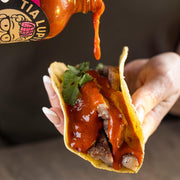 Tia Lupita Hot Sauce 8 Oz (Pack of 2) - Flavorful Heat, Medium Spice with Smoky-Sweet Flavor - Gluten-Free, Non-GMO, Sugar-Free, Low Sodium, Keto-Friendly, No Carbs - Made with Red Jalapeño Peppers