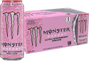 Monster Energy Zero Ultra, Sugar Free Energy Drink, 16 Ounce (Pack of 12)