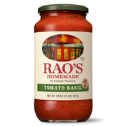 Rao's Homemade Tomato Basil Sauce, 24 oz, Tomato Sauce, All Purpose, Keto Friendly Pasta Sauce, Premium Quality, Tomatoes from Italy and Basil