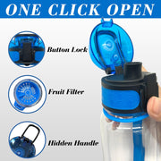 Personalized Water Bottles with Time Marker Custom 32oz Motivational Water Bottle Bpa Free Plastic Sports Water Bottle with Name for Fitness, Gym, Outdoor, Workout