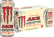Monster Energy Juice Monster Variety Pack, Pipeline Punch, Mango Loco, Pacific Punch, Energy+Juice, Energy Drink, 16 Ounce (Pack of 15)