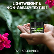 Natural Hemp Cream for Muscles, Joints, Neck, Back, Elbows - Hemp Oil Muscle Relaxer Cream to Soothe Discomfort - Hemp Oil Extract Gel with Arnica, Msm, Turmeric, Menthol Rub - 4 oz