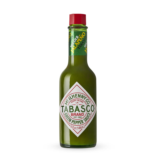 TABASCO Brand Original Red Pepper Hot Sauce, Medium Heat, Glass Bottle, Classic & Versatile Flavor, Three Simple Ingredients, Great for Dips, Tacos, Eggs, Pizza, Oysters & More, 12 Fl Oz (Pack of 1)