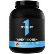 Rule 1 Whey Protein – 24g Fast-Acting Protein from All-Whey Sources with Naturally Occurring EAAs & BCAAs for Workout Recovery or Anytime Use (5 Pounds*, Vanilla Ice Cream)