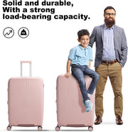 Nazhura Luggage Set, 3-Piece Hardside Suitcase Set, 20-inch Carry On, 24-inch, 28-inch Luggage