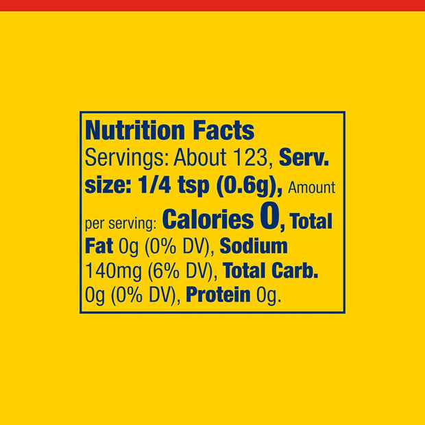 OLD BAY Seasoning, Classic Seafood, Non GMO, Gluten Free, Unique Blend of 18 Herbs & Spices for Shrimp, Crab Dip, Seafood & More, 6 oz