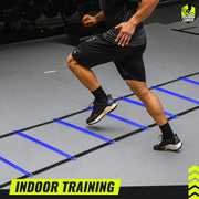 Teenitor Agility Ladder Speed Ladder Training Ladder for Soccer, Speed, Football Fitness Feet Training Carry Bag Agility Training Equipment 13 rungs, 23 feet