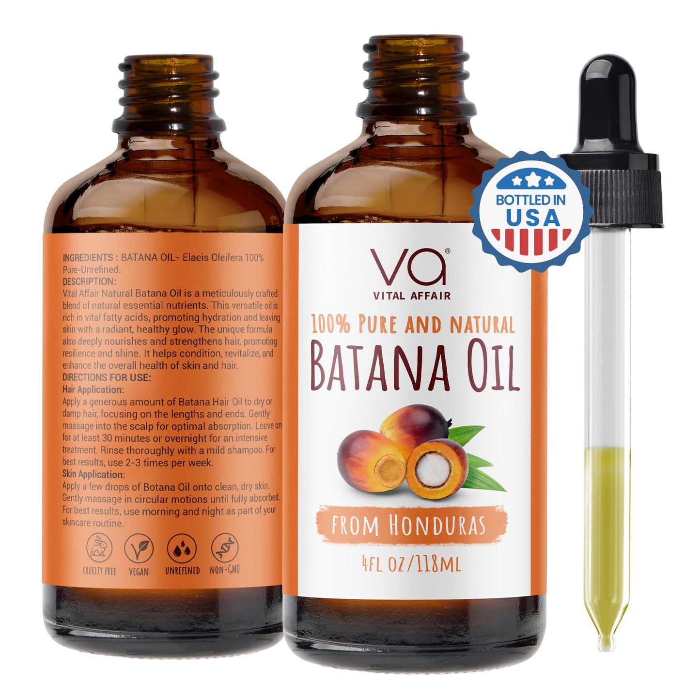 Blend Of Pure Rosemary Oil For Hair Growth With Castor, Batana, Jojoba Oil-Infused With Biotin & Vitamin E-Blend of Effective Hair Oils for Hair Growth-Strengthening Treatment 6 Fl Oz