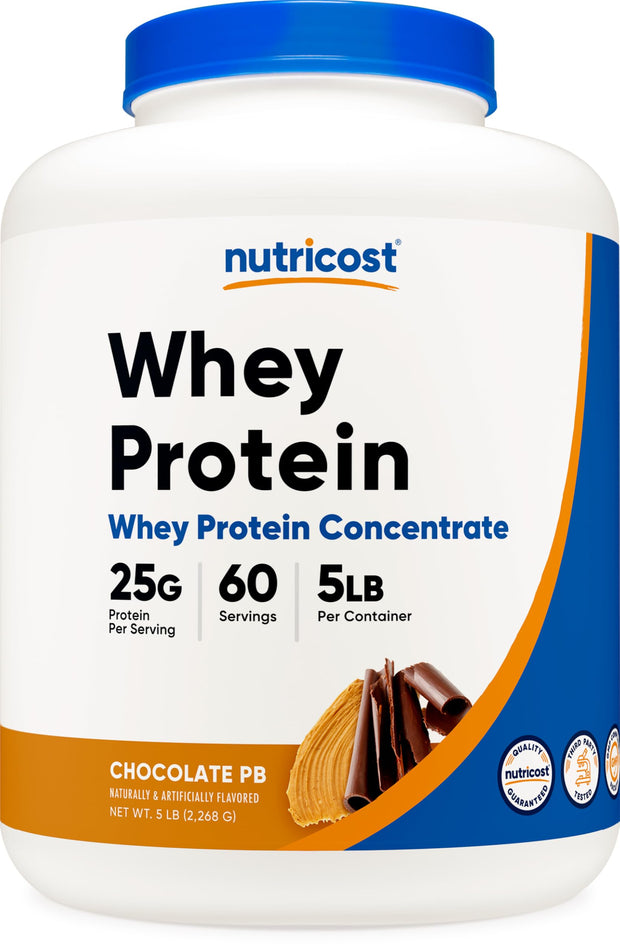 Nutricost Whey Protein Concentrate (Unflavored) 2LBS - Gluten Free & Non-GMO