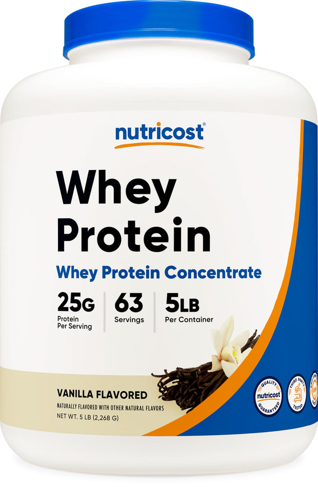 Nutricost Whey Protein Concentrate (Unflavored) 2LBS - Gluten Free & Non-GMO