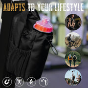 Magnetic Gym Bag – Compact Crossbody Fitness Pouch with Water Bottle Holder – Small Gym Bag for Men & Women – Secure Magnetic Storage & Travel-Friendly Design