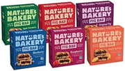 Nature’s Bakery Whole Wheat Fig Bars, Raspberry, Real Fruit, Vegan, Non-GMO, Snack bar, 1 box with 12 twin packs (12 twin packs)
