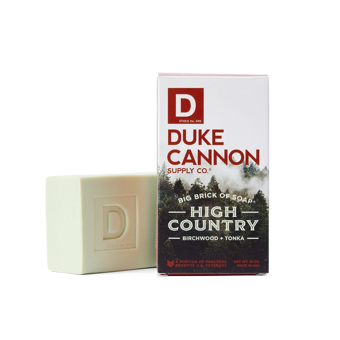 Duke Cannon Supply Co. Big Brick of Soap - Superior Grade, Extra Large Men's Bar Soap with Masculine Scents, Body Soap, All Skin Types, 10 oz