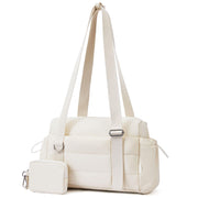 Small Gym Bag for Women 2 Set Mini Gym Duffle Bag with Wet Compartment and Coin Wallet, Gym Tote Bag for Workout/Sport/Travel