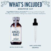 Pure Rose Extract for Baking & Mixology - Culinary Grade Rose Essence and Flavoring - Kosher, Keto Friendly, Vegan, Gluten-Free for Desserts, Beverages & Recipes (2 Oz Extract with Latex-Free Dropper)