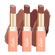 Oulac Beige Lipsticks for Women, Pale Nude Matte Lip Base, Full Coverage Lip Color, Satin Matte Finish, Cream Texture, Hydrating, Infused with Hyaluronic Acid, Vegan & Clean Beauty 4g SG01 Bare