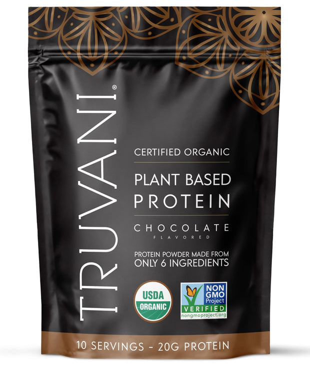 Truvani Vegan Pea Protein Powder | Vanilla | 20g Organic Plant Based Protein | 18 Servings | Keto | Gluten & Dairy Free | Low Carb | No Added Sugar