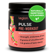 LEGION Pulse Pre Workout - All Natural Nitric Oxide Preworkout Drink to Boost Energy, Creatine Free, Naturally Sweetened, Beta Alanine, Citrulline, Alpha GPC (Tropical Punch)