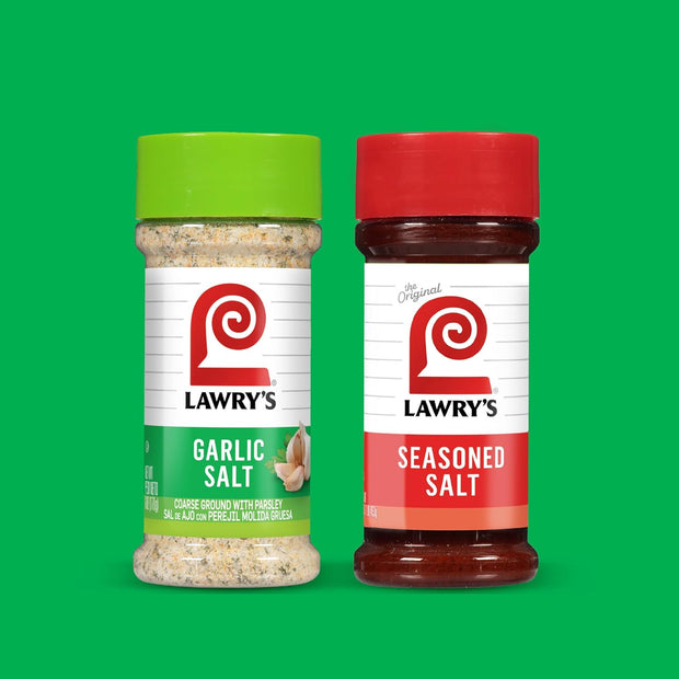 Lawry’s Garlic Salt, Coarse Ground with Parsley, No MSG Added, Kosher Certified, Flavorful Salt for Chicken, Pork & Steak, 11 oz