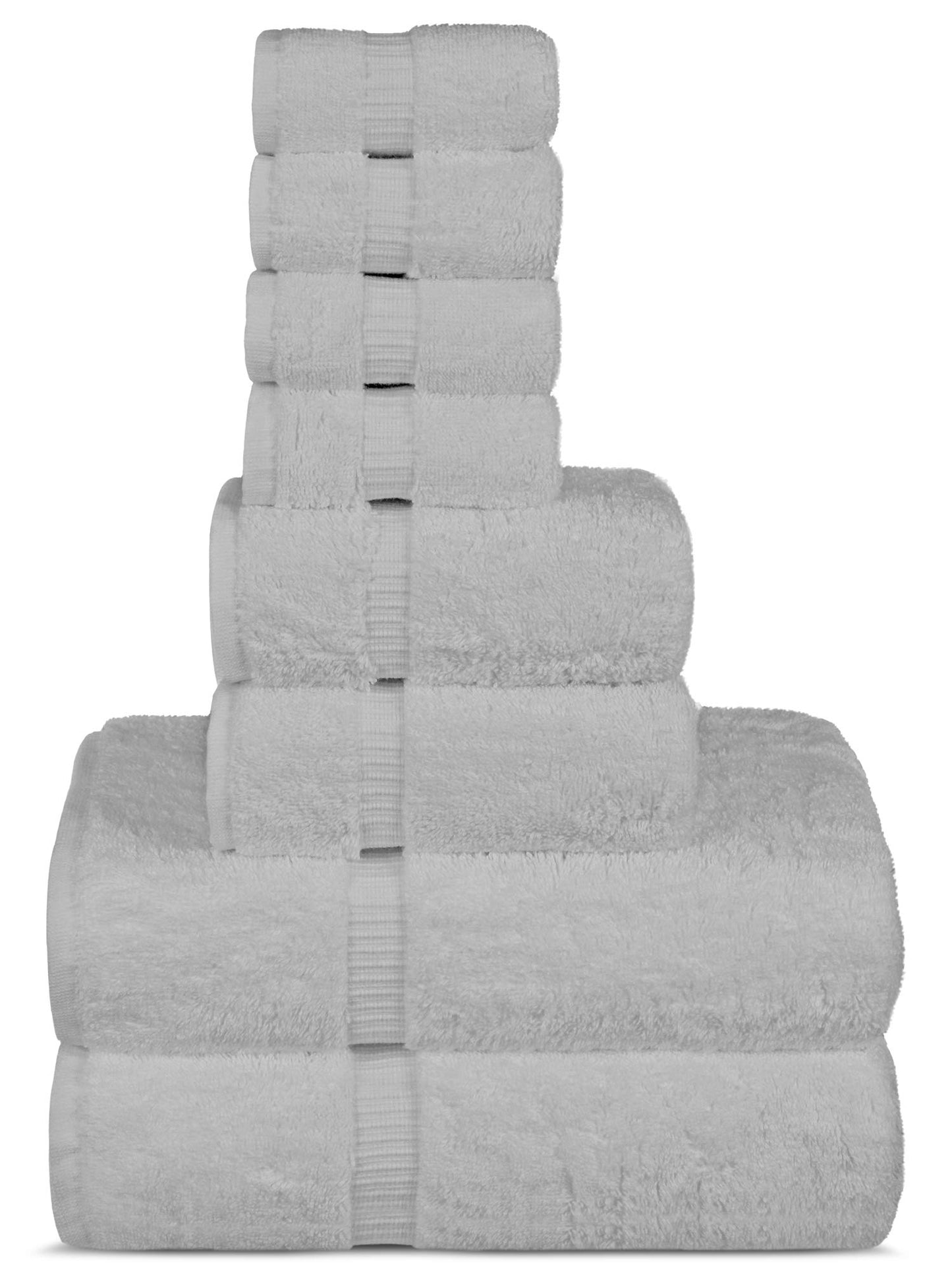 Chakir Turkish Linens | Hotel & Spa Quality 100% Cotton Premium Turkish Towels | Soft & Absorbent (4-Piece Bath Towels, Dark Gray)