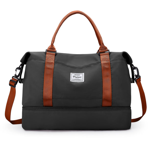 Travel Duffel Bag,Sports Tote Gym Bag,Shoulder Weekender Overnight Bag for Women