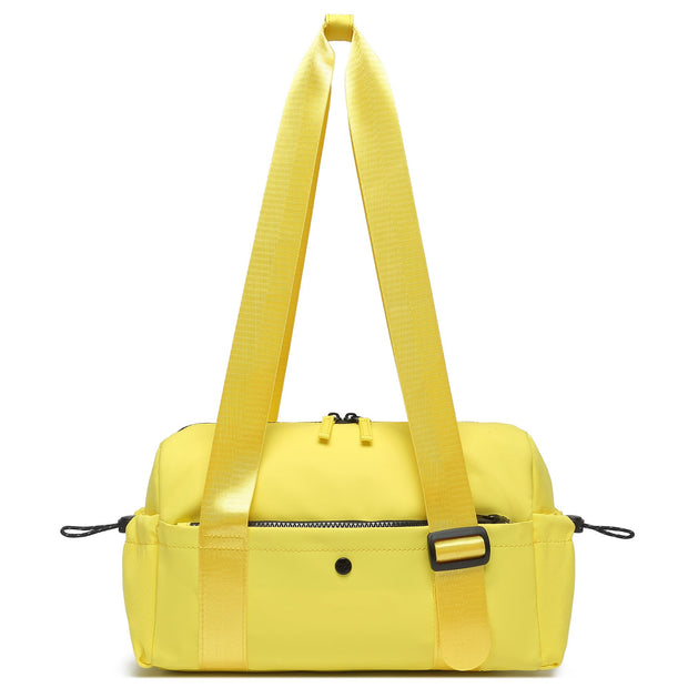 Small Gym Bag For Women Mini Gym Duffle Bag with Wet Compartment Waterproof Sports（Pink Small）