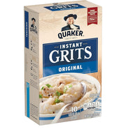 Quaker, Instant Grits, Original, 12 Count, 12oz Box (Pack of 6)