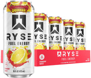 RYSE Fuel Energy Drink - Variety Pack - Sugar Free, Gluten Free & Vegan - 200mg Natural Caffeine, Taurine & Choline for Focus & Energy - No Artificial Colors - 16 fl oz Cans (12-Pack)