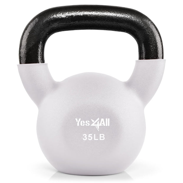 Yes4All Kettlebells 5lbs-65lbs & Kettlebell Sets Adjustable Weights, Kettlebell for Weight Training, Home Workout Equipment with Secure Grip for High Rep, Exercise Equipment
