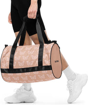 Nxt Moda Butterfly Crossbody Duffle Overnight Travel Carry On Gym Bag Women Sports Fitness Inside & Outside Pocket Cute Fashion Animal Print Shoulder Pads Water Proof Machine Washable (Zinn)