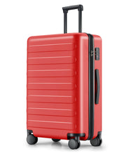 NINETYGO Carry On Luggage 22x14x9 Airline Approved, 20 Inch Luggage with Smooth Spinner Wheels, Lightweight, Hard Shell PC Suitcase Carry-On, Travel Luggage, TSA Approved (Pink, Rhine Basic)