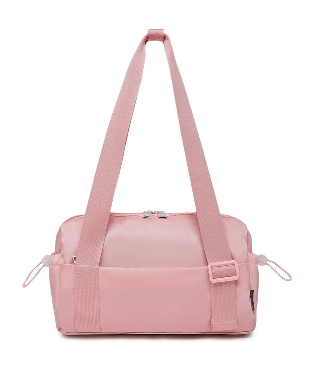 Small Gym Bag for Women Mini Duffle Bag with Wet Compartment, Lightweight Waterproof Cute Tote for Girls Workout Sport Travel, Black