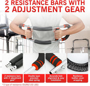 Twister Arm Trainer - Adjustable 60-100lbs Resistance Arm & Chest Workout Equipment for Home Gym Fitness , Arm Strengthener for Men, Power Twister Bar for Biceps, Forearm & Shoulder Training